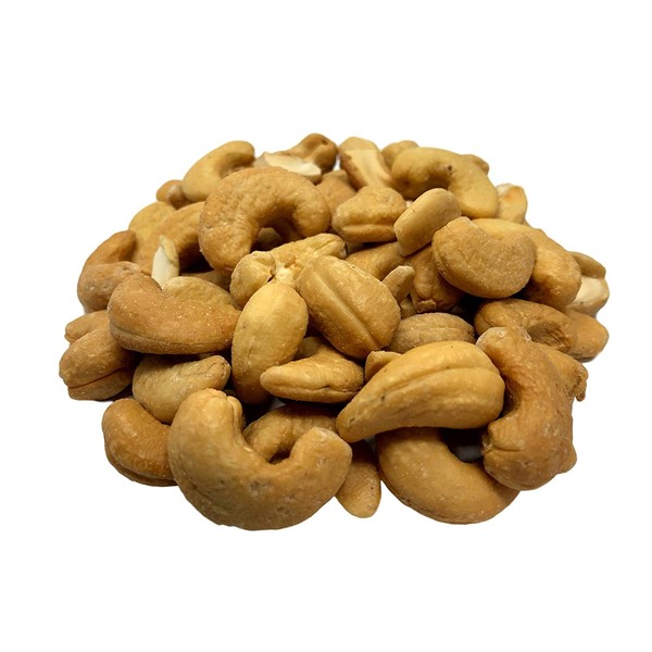 NUTS U.S. – Roasted and Unsalted Cashews | Whole Kernels (80%) and Pieces | Just Right Crispy and Delicious | Natural Cashews!!! (2 LBS)