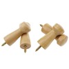 Wantane Screw-On Solid Wood Hook Wooden Coat Hook Coat and