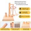 SQAQS Wood Wool Rotating Support, Strong Load Bearing, Wooden Yarn