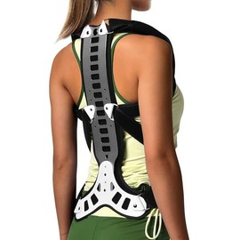 ZHUNPOCT 허리 굽힘, 척추측만 및 압박 골절 남성과 위한 ZHUNPOCT 교정기 지지대 중간 [Medium] ZHUNPOCT Support Brace for Men with Lumbar Flexion, Scoliosis, and Compression Fractures [Medium]