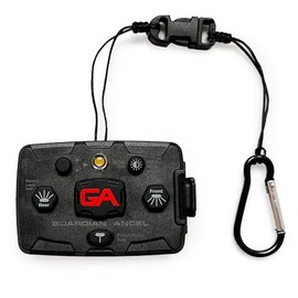 Guardian Angel Tether Attachment Accessory – for Tethering Safety Light – Quick Release Snap Lock & Strong Carabiner