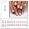 24Pcs Christmas Press on Nails Short Square WLGDLH Fake Nails
