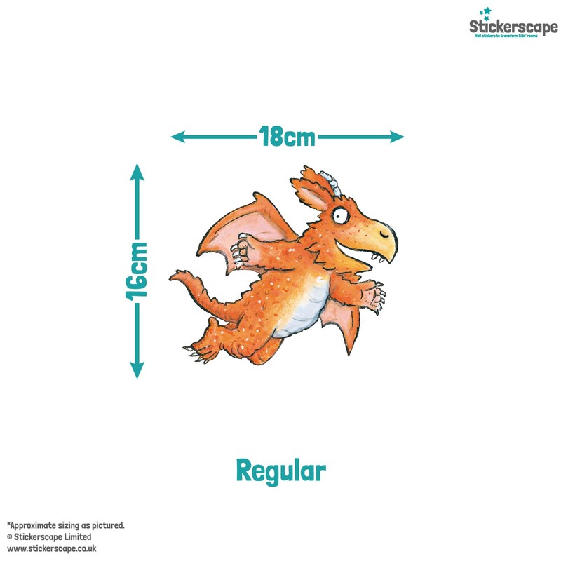 Stickerscape Zog and Dragons Wall Stickers - Dragons Wall Decor,