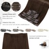 Moresoo Clip-In Real Hair Extensions, Salon Quality, Soft Straight Hair,