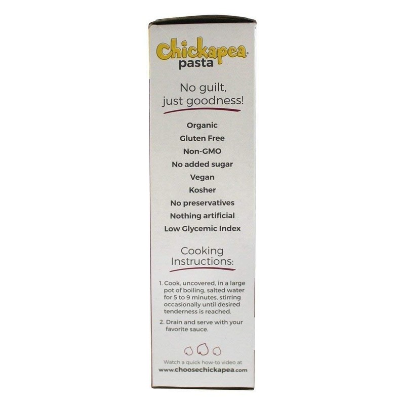 Chickapea Organic Chickpea and Red Lentil Pasta - Gluten-Free, Vegan,