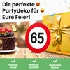DankeDir! 65th Birthday Plastic Sign (20 x 20 cm) Birthday