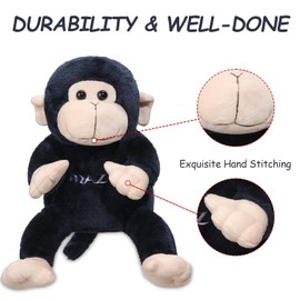 MAZEL Monkey Head Cover for Golf Driver Add Fun and Protection for Your Driver Club (Navy)