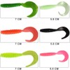 aulyun Soft Fishing Lures Set 30 Pieces + Plumber Head
