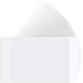Boao 200 Pcs 4 x 6 Inch Recipe Card Protectors, Recipe Card Covers, Kitchen Plastic Cookbook Sheet Protectors Clear Cookbook Page Protector Index Sleeve