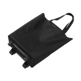 Gatuida Shopping Cart Go Cart Wagons Carts Foldable Shopping Trolley Collapsible Groceries Cart Collapsible Grocery Cart Multi-Function Trolley Cart with Wheels Foldable Cart Black Plastic