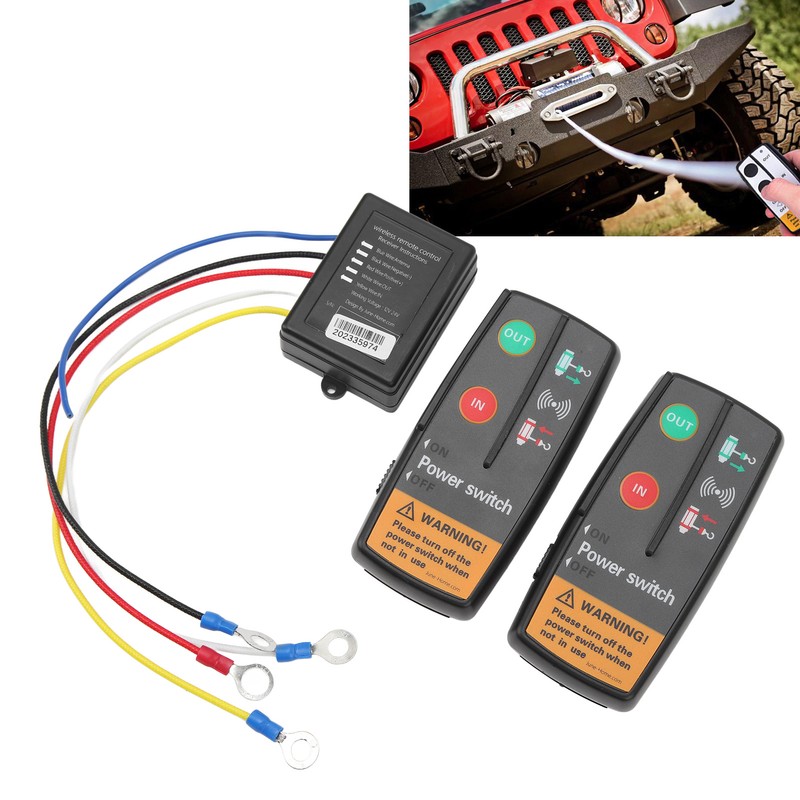Wireless Winch Remote Control Kit 12V 24V Fast Response 50