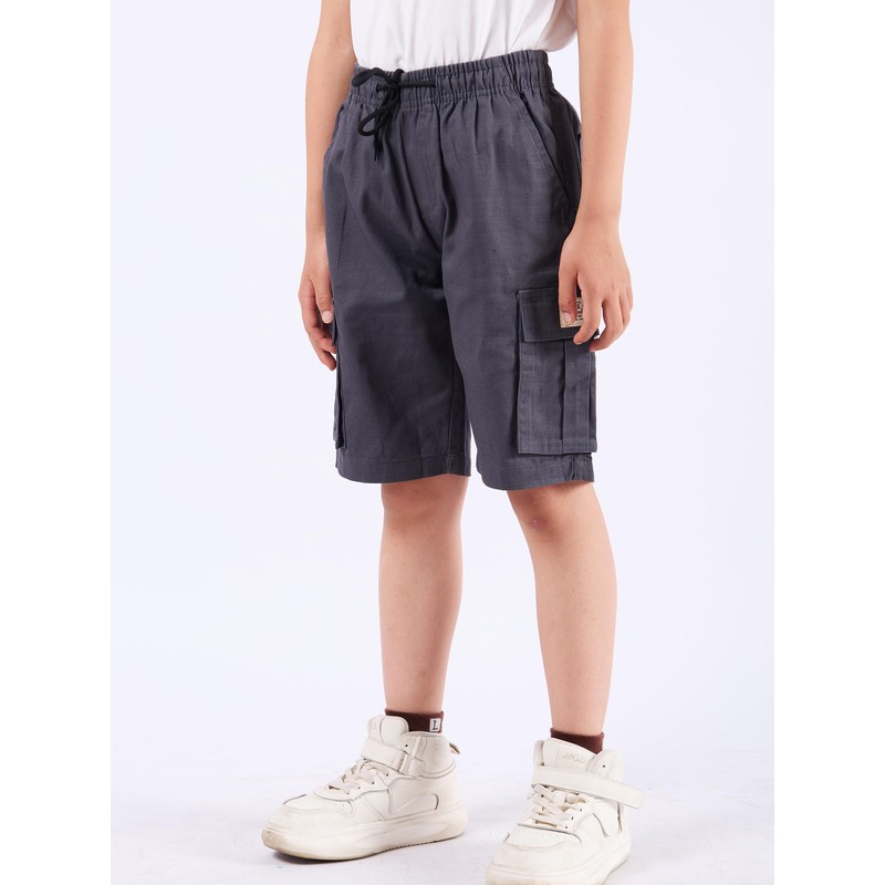NATUST Children's Cargo Shorts Boys, gray
