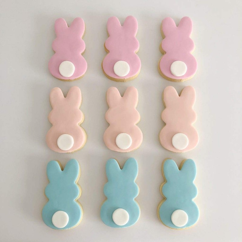 Easter Bunny Cookie Cutter Set -3 Pieces - Stainless Steel