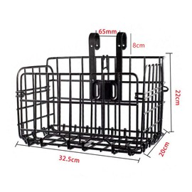 ETOPARS Front Rear Hanging Bike Basket Detachable Folding For Mountain Bicycle Cycling