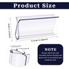 2 PCS Roller Window Shades Clear Plastic Hem Grip Window