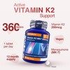 Zipvit Vitamin K2 MK7 200mcg, High Strength K2 Vitamin Supplement,