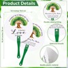DoubleFill Family Reunion Party Favors Family Tree Round Handheld Fans