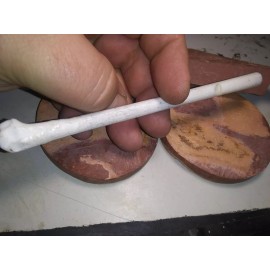 Mohawk Arts Native American Eagle Wing Bone Replica Whistle 6 inch VIDEO DIY