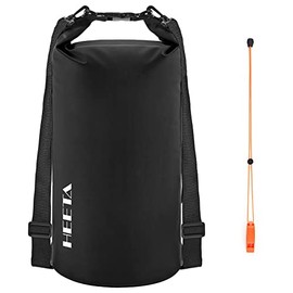 HEETA Waterproof Dry Bag for Women Men (Updated Version), 5L/10L/20L/30L Roll Top Lightweight Dry Storage Bag Backpack with Emergency Whistle for Travel, Swimming, Boating, Kayaking, Camping and Beach