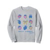 Colorful Strawberries and Bow Illustration Sweet Summer Time Sweatshirt