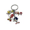 TCB Creations Sonics and Friends Game Characters Multi Charm Keyring