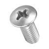 METALLIXITY Phillips Cross Recessed Countersunk Head Screws Bolts (M5-0.8x12) 100Pcs,