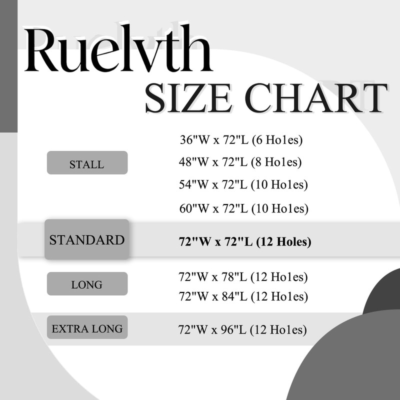 Ruelvth Brown Shower Curtain, Modern Abstract Grey and Brown Striped