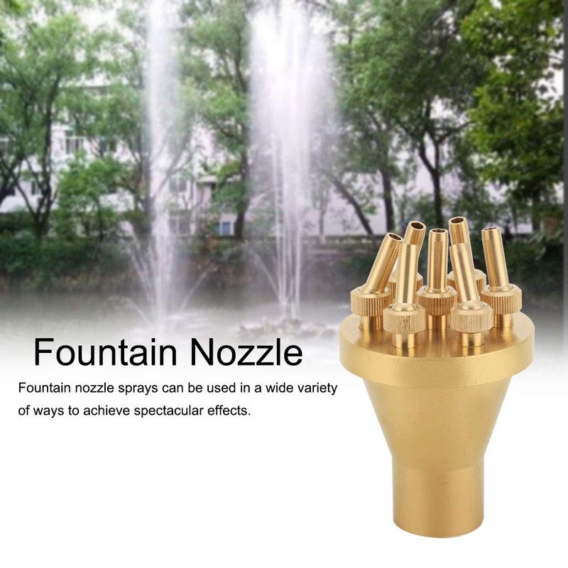 Fdit FNPT 1" DN25 2 Tier Center Straight Fountain Nozzle