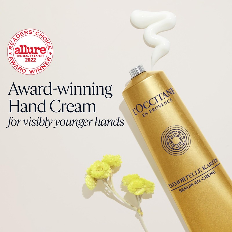 L'OCCITANE - Serum in Hand Cream Strawflower Shea Butter -