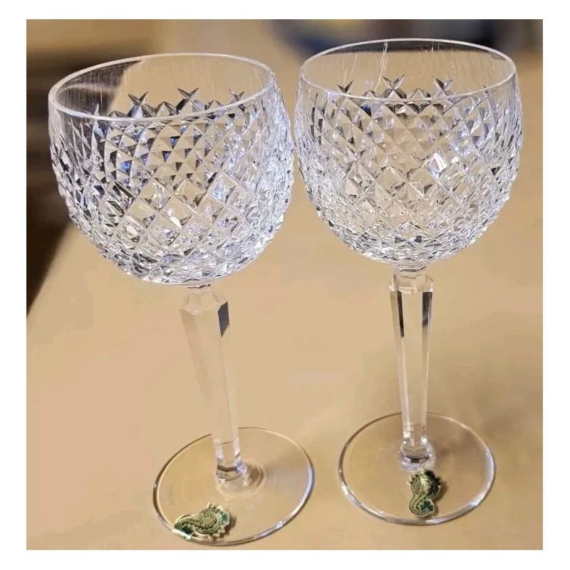 Waterford Vintage ~ Waterford Crystal ~ Alana Wine Hock Goblets