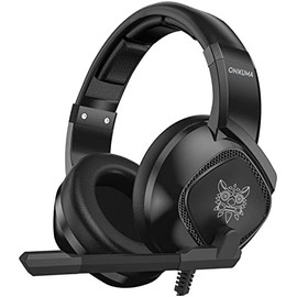 K19 Auriculares para juegos con cable de 3,5 mm Auriculares supraaurales con cancelación de ruido Auriculares deportivos electrónicos con micrófono