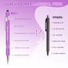Luxeviss 30 Pcs Inspirational Pens Bulk - Motivational Ink Ballpoint