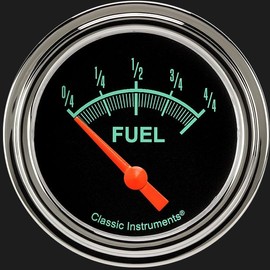 Classic Instruments GS212SLF G/Stock 2 5/8"" Fuel Gauge 0-90 Ohm