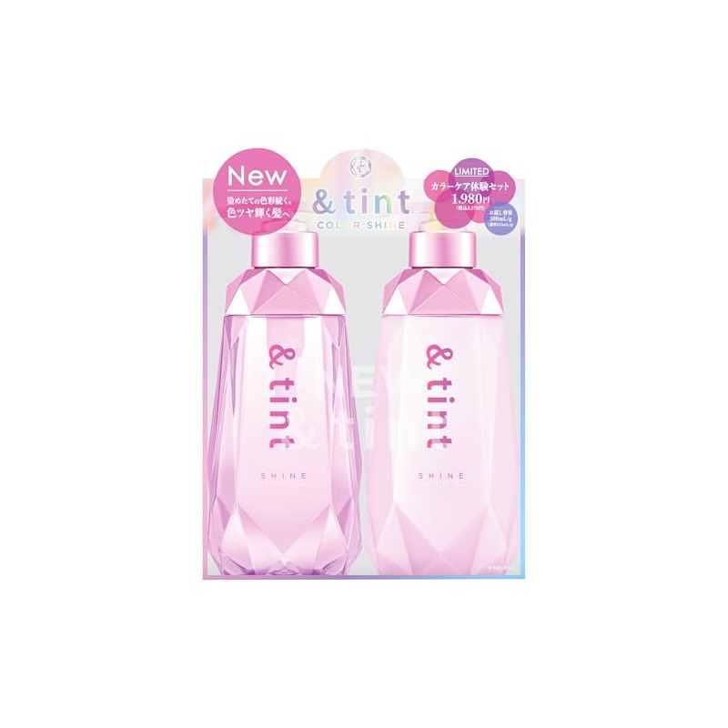&tint Color Shine Color Care Experience Pair Set, Shampoo 10.1