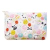 Kyosuu Made in Japan Cotton Pouch Cosmetics Makeup 19cm x