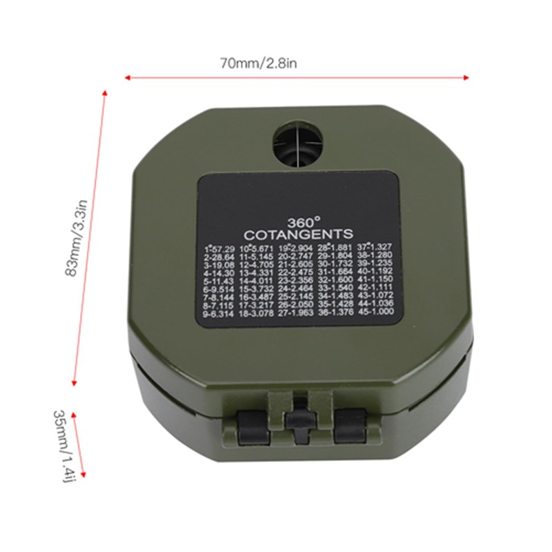 Brunton Compass Brunton Geological Compass Green Professional Outdoor High Accuracy