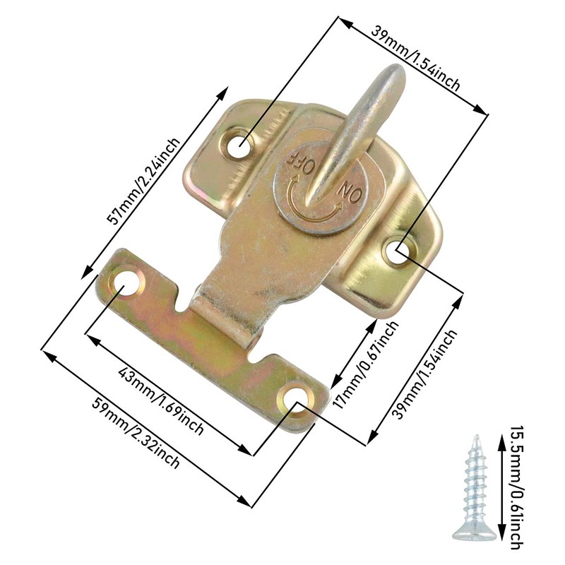JianLing 2PCS Metal Table Locks Dining Training Table Buckles Connectors
