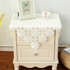 Bedside Table Cloth Multifunctional Dustproof Waterproof Scratchproof Nightstand End Table