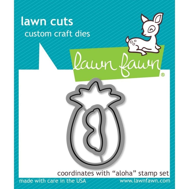 Lawn Fawn - Aloha - Pineapple Stamp and Die Set