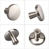 LONTAN Brushed Nickel Drawer Knobs Kitchen Cupboard Knobs - 5