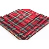 texpot Tablecloth 100 x 100 cm Tartan Red Tartan Check