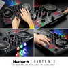 Numark Party Mix DJ Controller with Lights, 2 Decks, Mixer,