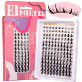 Himirell Clear Lash Clusters Manga Eyelash Clusters Anime Cluster Eyelash Extensions Clusters Lashes Natural Look Eyelashes Fairy Lash Clusters Manga Individual Lashes (8-16) mm