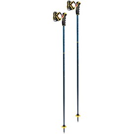 LEKI Spitfire 3D Ski Pole Pair - Blue/Mustard 120