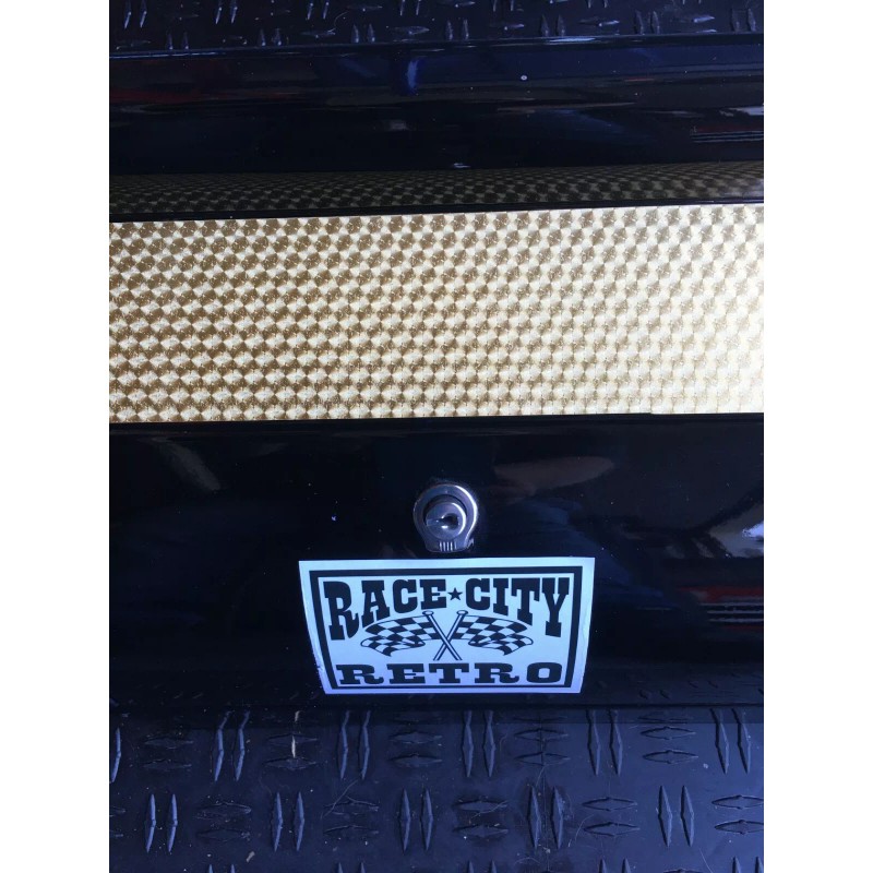 RACE CITY RETRO 55 56 CHEVY GASSER DASH DASHBOARD DECAL