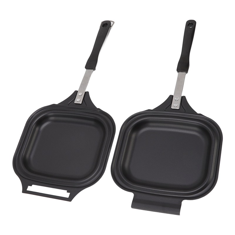 Frying Pan Even Heating Easy Cleaning Double Sided Iron Pancake