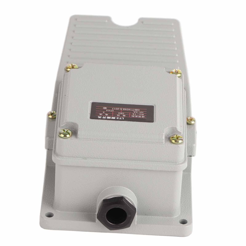 CaCaCook Foot Switch LT3, Aluminium Housing, Silver Contacts, ON-OFF Switch,