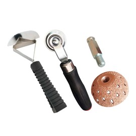PACKOVE Tire Repair Kit Set Semi Tire Changing Tools for Car Bike Sound Deadener Hand Roller Accessories