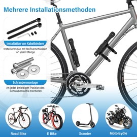 85 cm Folding Bicycle Lock - Bicycle Lock Folding Lock I Bicycle Lock with Key Including Holder I Bicycle Lock High Security I Ideal as an E Bike Lock (Black)