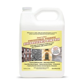 Smart 'n Easy Efflorescence Remover - Heavy Duty Professional Strength Formula - Removes the Toughest Salt, Calcium, and Magnesium Deposits from Concrete, Brick, Stucco, Pavers, & More - 1 Gallon